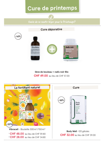Cure de printemps